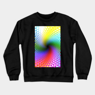 Pattern spin Crewneck Sweatshirt